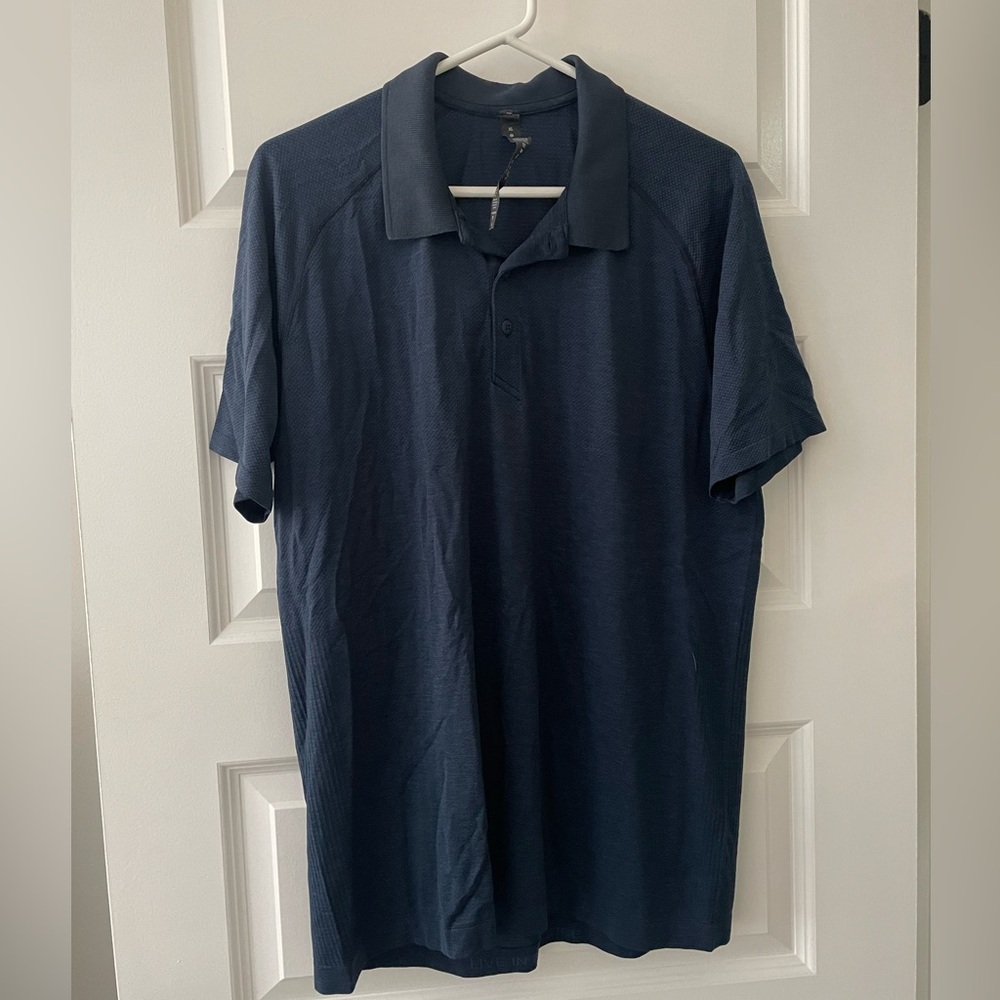 Men’s Lululemon Navy Short Sleeve Polo